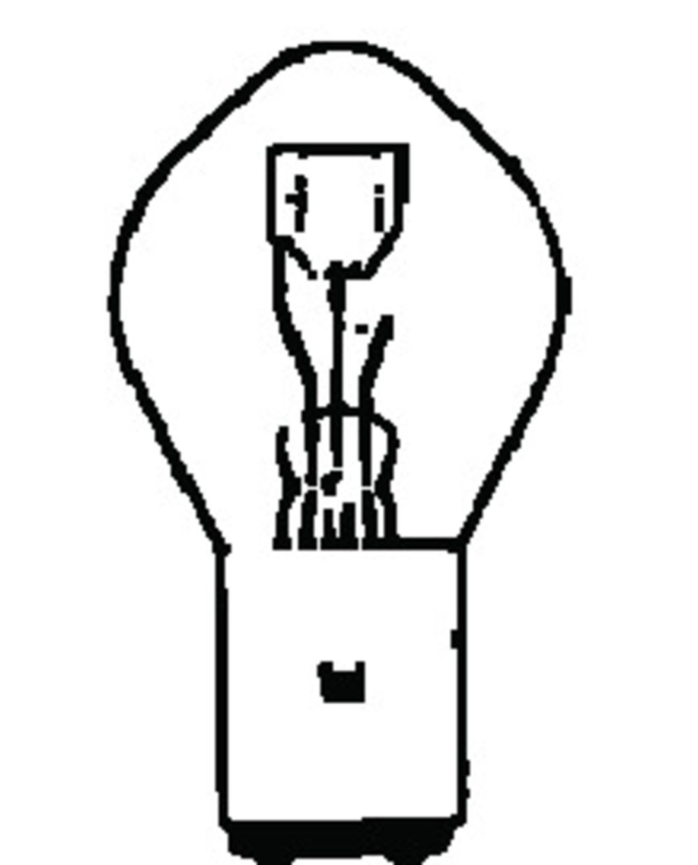 2 x Glühbirne, Bilux 12V, 25/25W BA20d - Scheinwerfer (Glühlampe) »  MMM-Ersatzteil-Nachbau