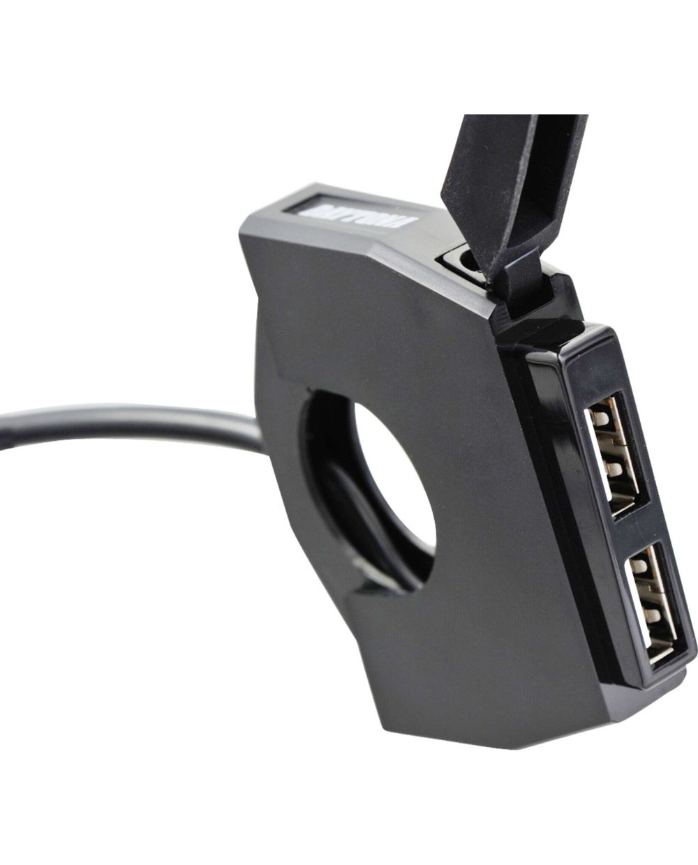 USB-Steckdose im Lenkerschalter-Look mit USB-Port (2.4A max.), nur