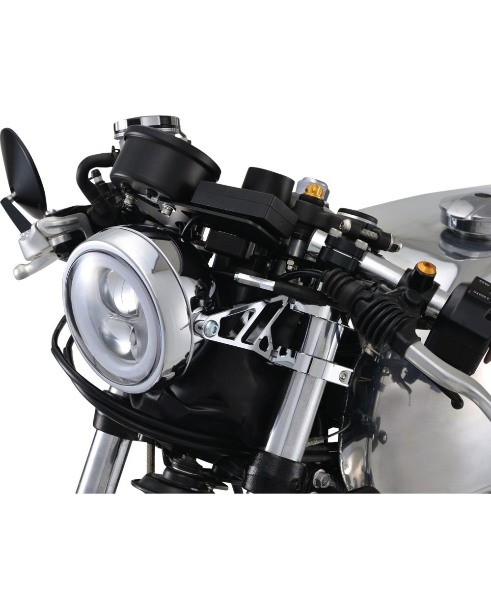 CAPSULE120 120mm 4 1/2 LED Hauptscheinwerfer schwarz Montage unten -  Daytona Europe