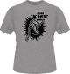 T-Shirt »ONE KICK ONLY« , grau, Größe M - XXL, Regular Fit, Farbe: sports grey, Aufdruck: schwarz, 100% Baumwolle (180g/m²)