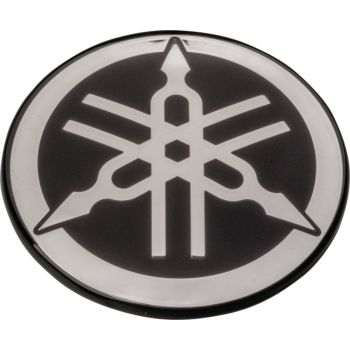 3D-Emblem silber, Durchmesser 50mm, Höhe max. ca. 7mm, selbstklebend