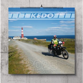 Wandkalender »XT-Enduro« 2025, 30x30cm, Spiralbindung mit Aufhängeöse, Vierfarbdruck auf dickem 250g/m²-Papier (auf 100 Stück limitierte Auflage)